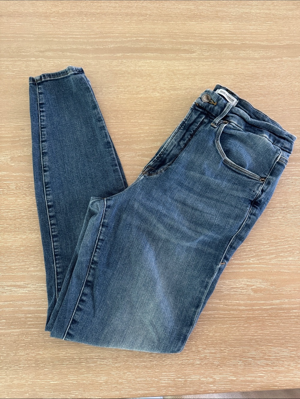 Good American Dark Blue Skinny Jeans